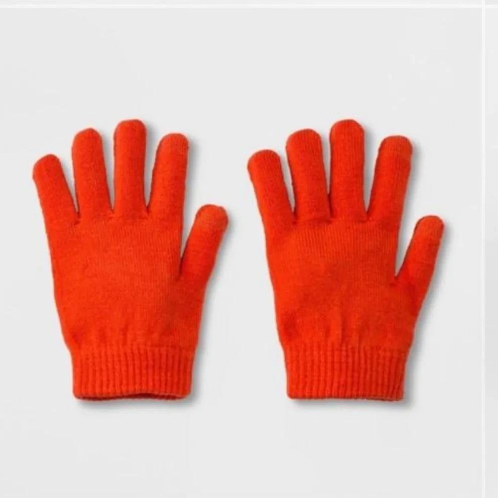 Wild fable 6 pack orange kids gloves